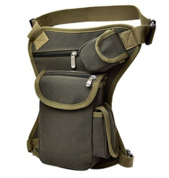 Praktische Ausritt-Tasche in Olive